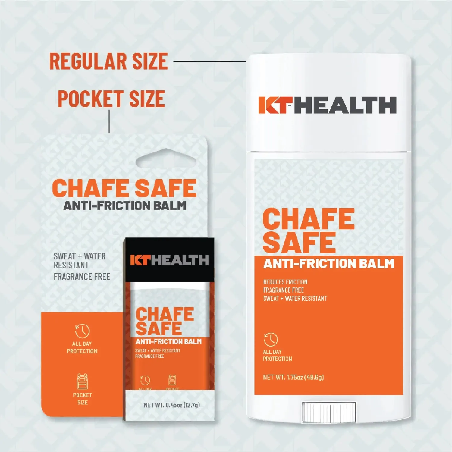 KT Tape Chafe Safe anti-frictie stick large geurvrij