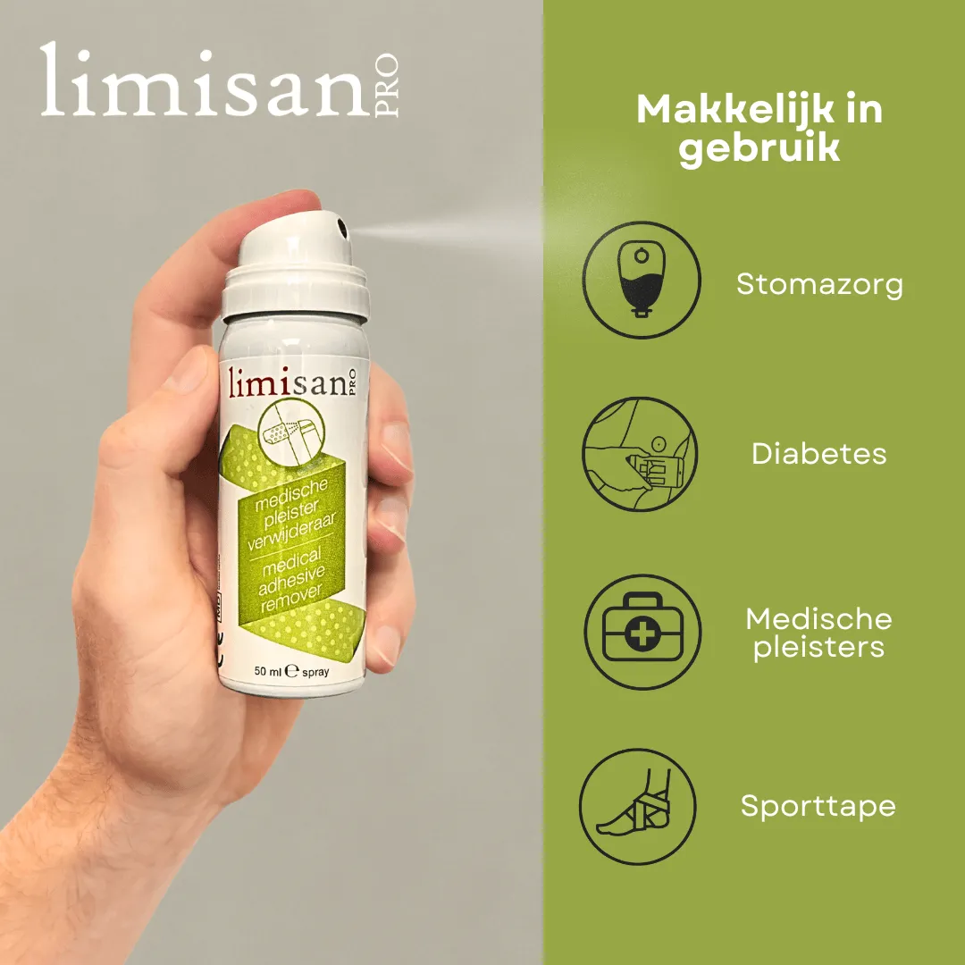 Limisan Pro pleisterverwijderaar spray 50 ml alcoholvrij