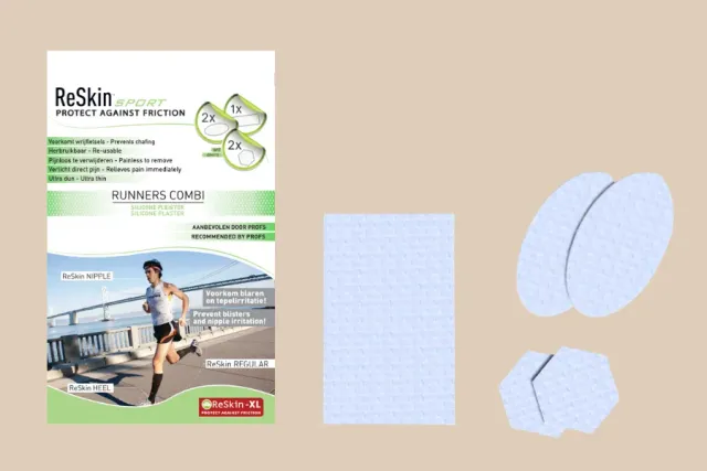 ReSkin XL Runners Combi pleister 5 stuks herbruikbaar